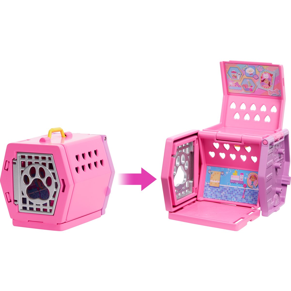 Barbie Family and Friends Club Chelsea Puppy Carrier Playset and Doll