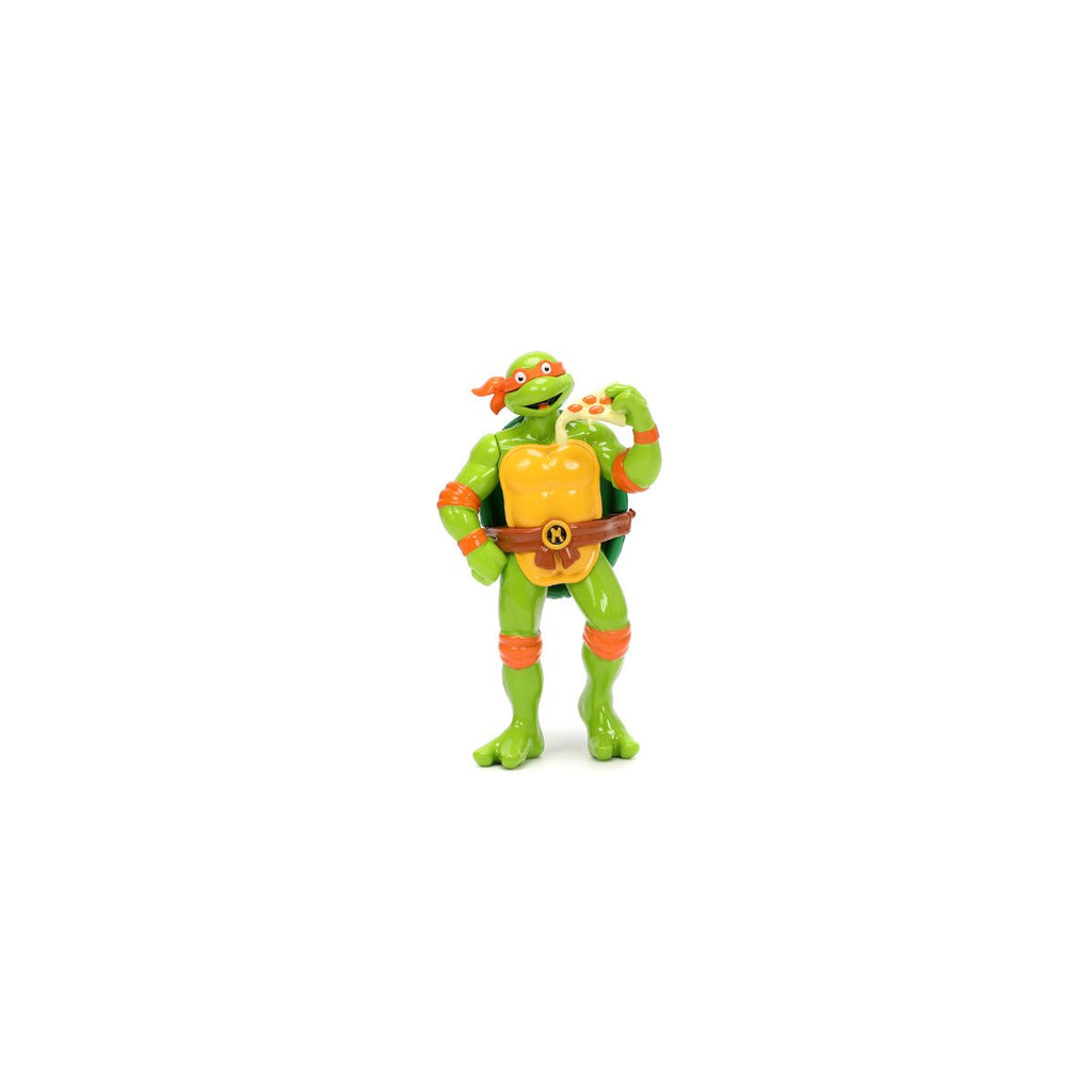 Teenage Mutant Ninja Turtles Volkswagen Beetle 1:24 Scale Die-Cast Metal Vehicle with Michelangelo Figure