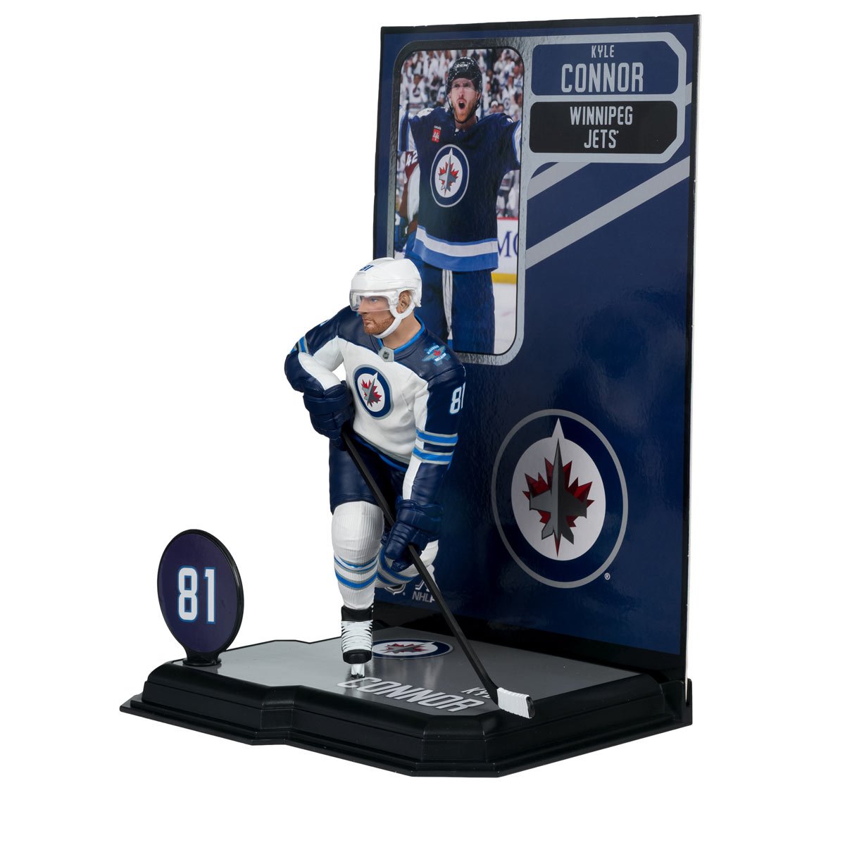 NHL SportsPicks Winnipeg Jets Kyle Connor 7-Inch Posed Figure