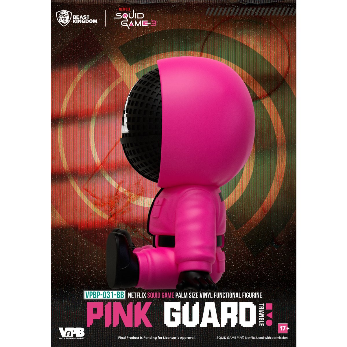 Squid Game VPBP-031 Palm Size Vinyl Functional Piggy Bank Blind Box Case of 6