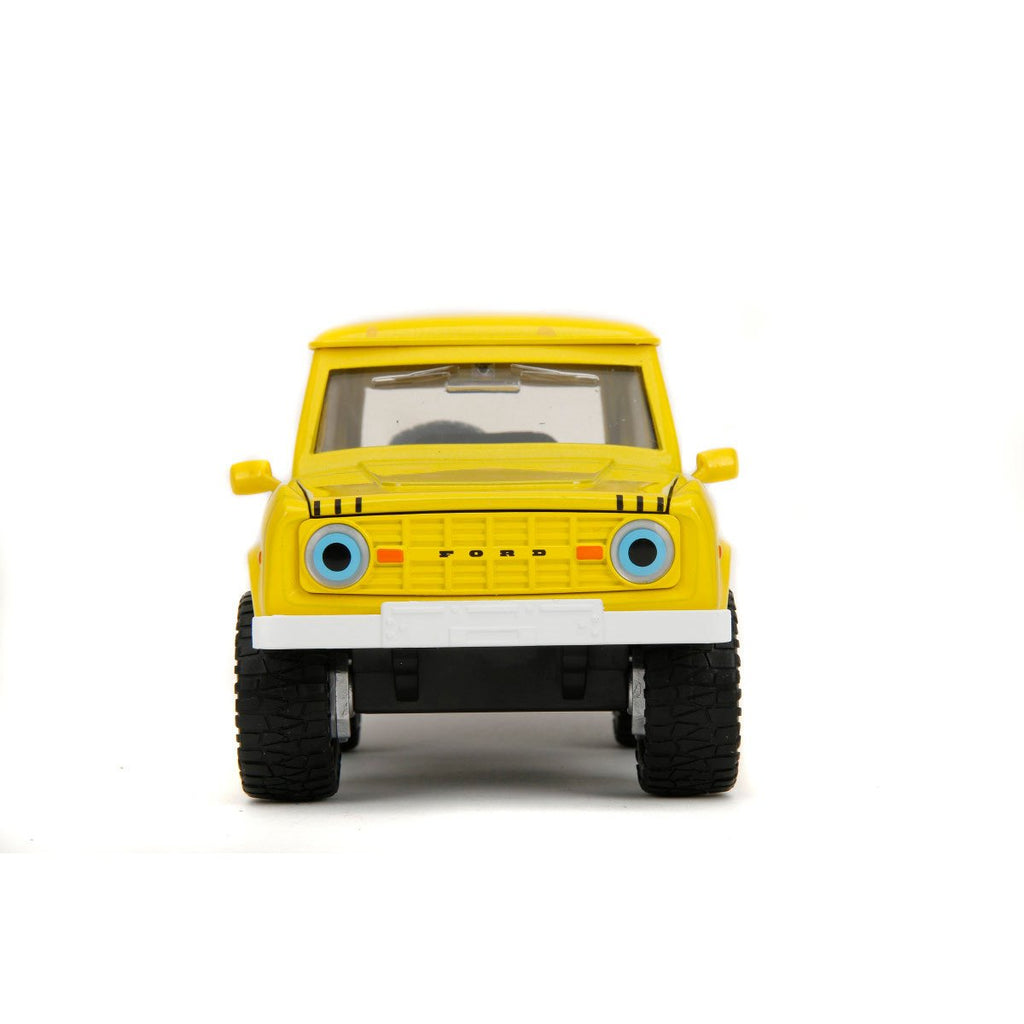SpongeBob SquarePants 1972 Ford Bronco 1:24 Scale Die-Cast Metal Vehicle with Figure