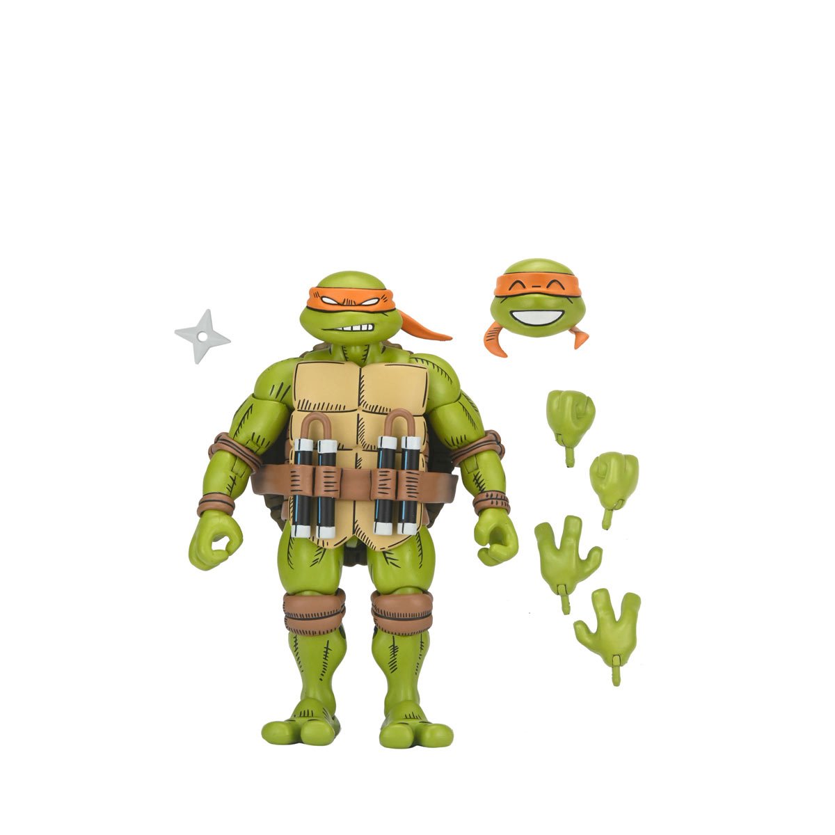 Teenage Mutant Ninja Turtles x Usagi Yojimbo Ultimate Michelangelo 7-Inch Scale Action Figure