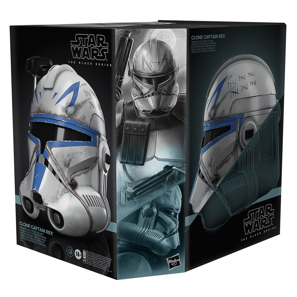 Star Wars The Black Series Captain Rex Premium Electronic Helmet Prop Replica