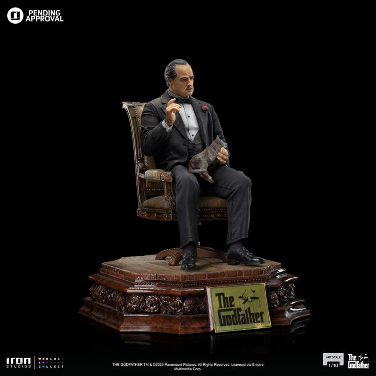 The Godfather Don Vito Corleone Limited Edition 1:10 Art Scale Statue