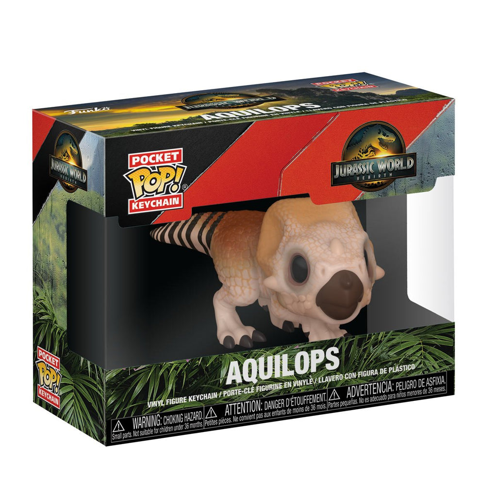 Jurassic World Rebirth Aquilops Funko Pocket Pop! Key Chain