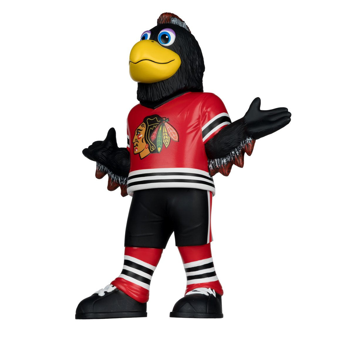 NHL Chicago Blackhawks Tommy Hawk Mascot Posed Figure