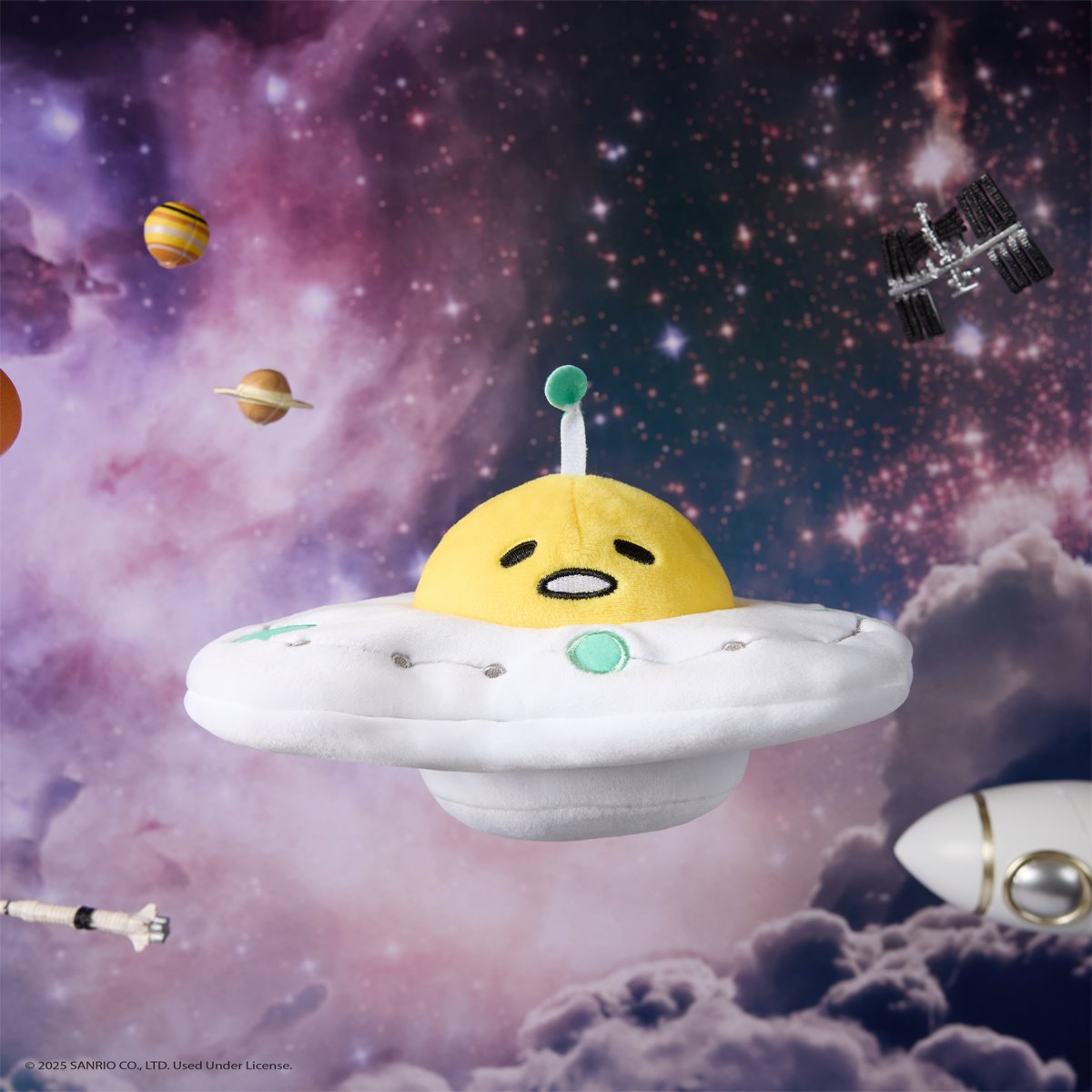 Sanrio Gudetama UFO 8-Inch Plush