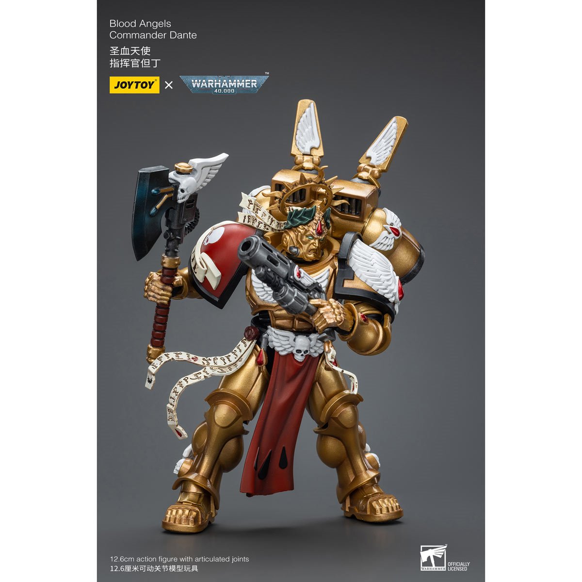 Joy Toy Warhammer 40,000 Blood Angels Commander Dante 1:18 Scale Action Figure