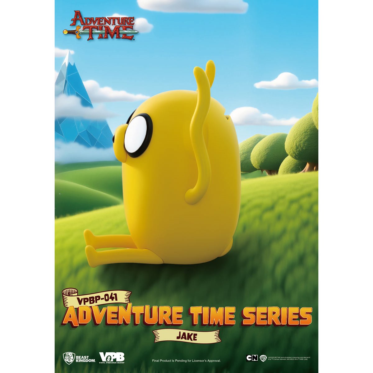 Adventure Time Jake VPBP-041 Palm Size Vinyl Functional Piggy Bank