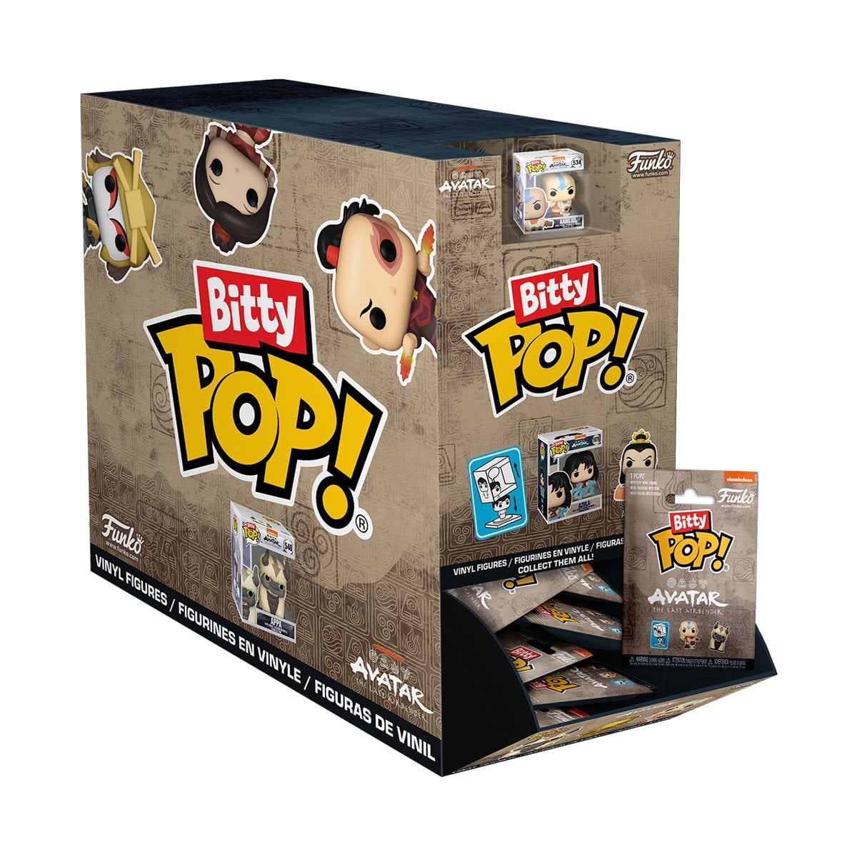 Avatar: The Last Airbender Bitty Pop! Mini-Figure Singles Display Case of 32