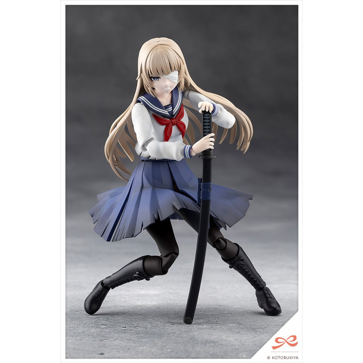Sousai Shoujo Teien Kuon Yakushiji (Maria Kagaribi Damage Version) School Girl Emulation 1:10 Scale Model Kit