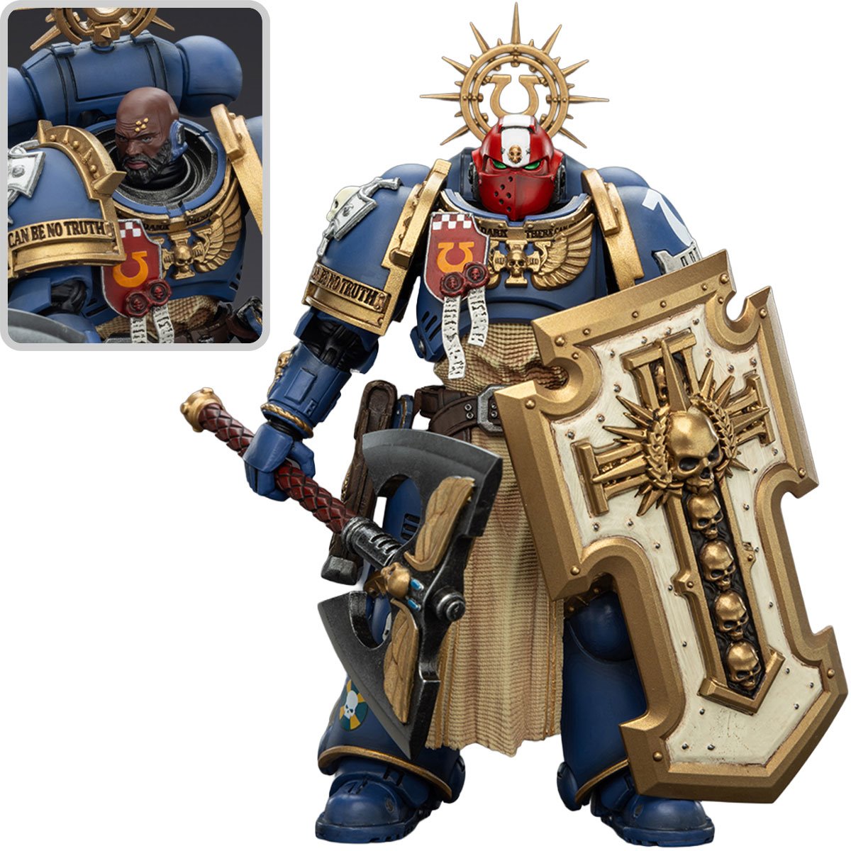 Joy Toy Warhammer 40,000 Ultramarines Metaurus with Power Axe, Stormshield and Plasma Pistol 1:18 Scale Action Figure