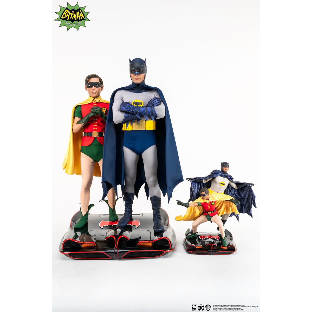 Batman 1966 Classic TV Series Batman and Robin 1:4 Scale Resin Statue