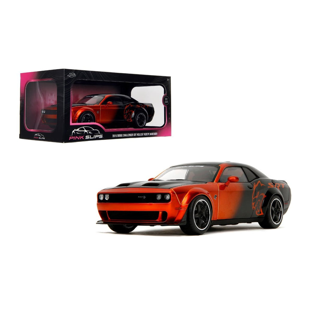 Pink Slips Wave 1 2015 Dodge Challenger SRT Hellcat Redeye Widebody 1:18 Scale Die-Cast Metal Vehicle