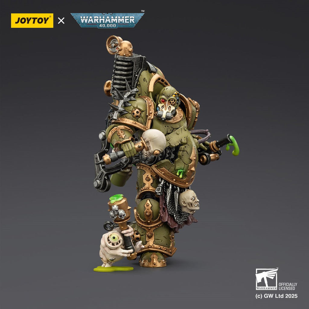 Joy Toy Warhammer 40,000 Death Guard Foul Blightspawn with Plague Sprayer 1:18 Scale Action Figure