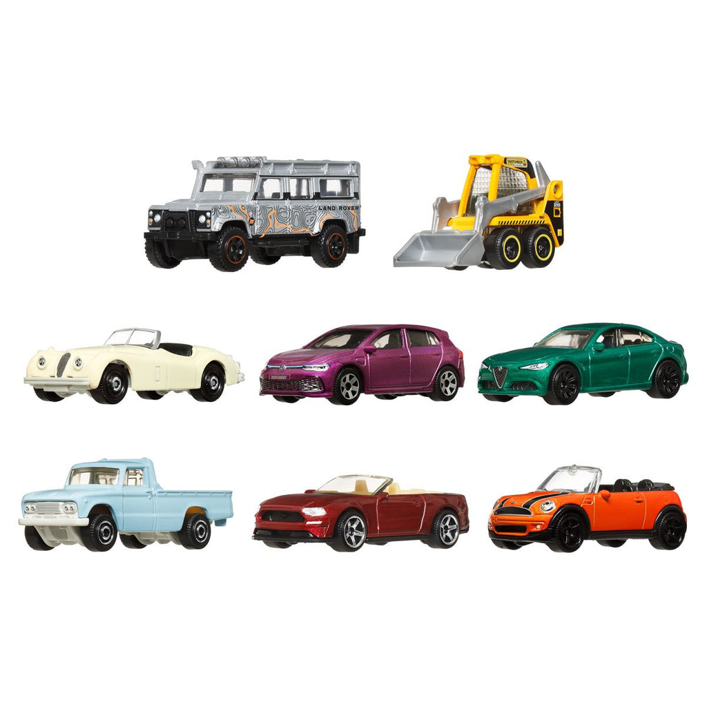 Matchbox 1:64 Scale 2025 Wave 5 Die-Cast Vehicle 8-Pack Case of 6