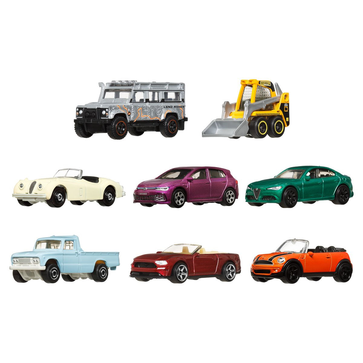 Matchbox 1:64 Scale 2025 Wave 5 Die-Cast Vehicle 8-Pack Case of 6