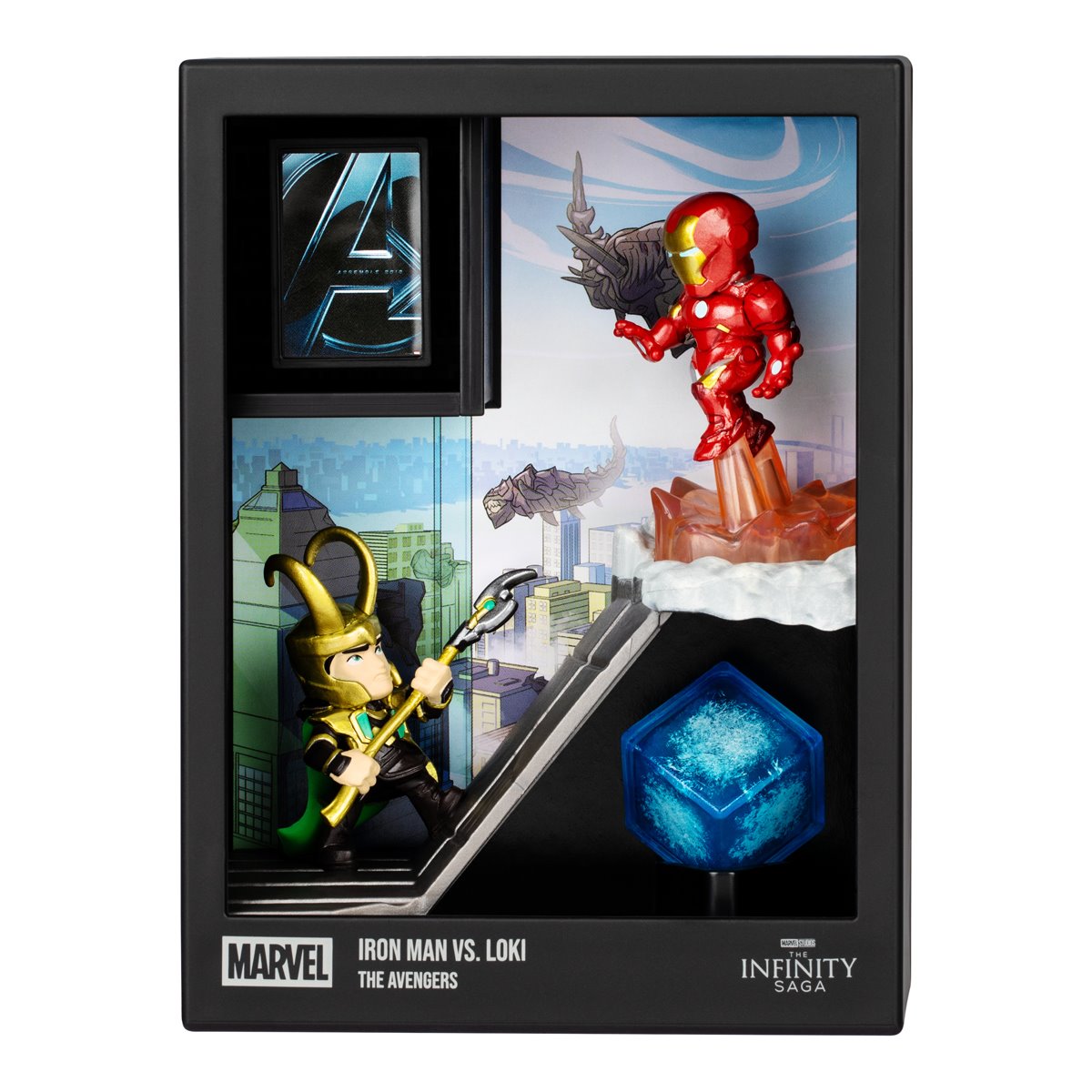 Marvel Iron Man Vs Loki Fandrop Figure Diorama