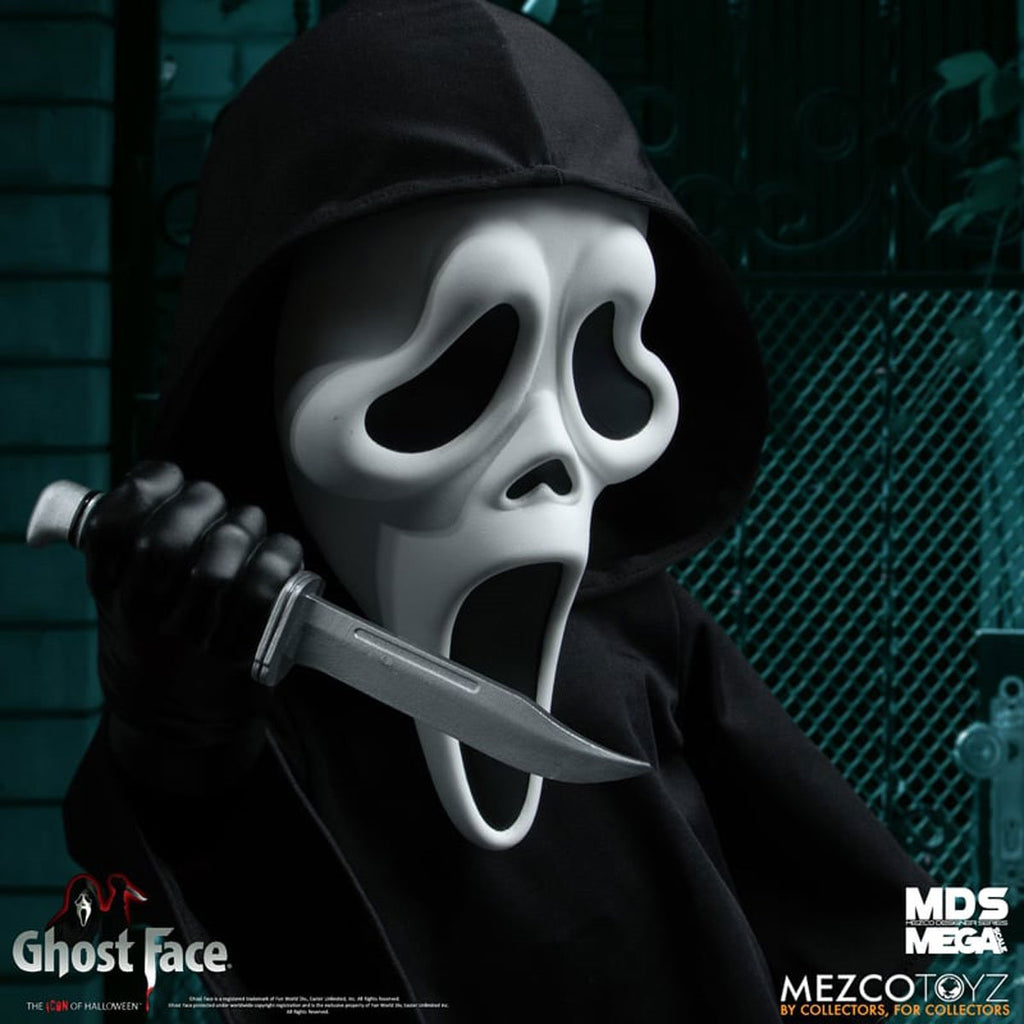 Ghost Face Mezco Designer Series Mega Scale 15-Inch Doll - ReRun