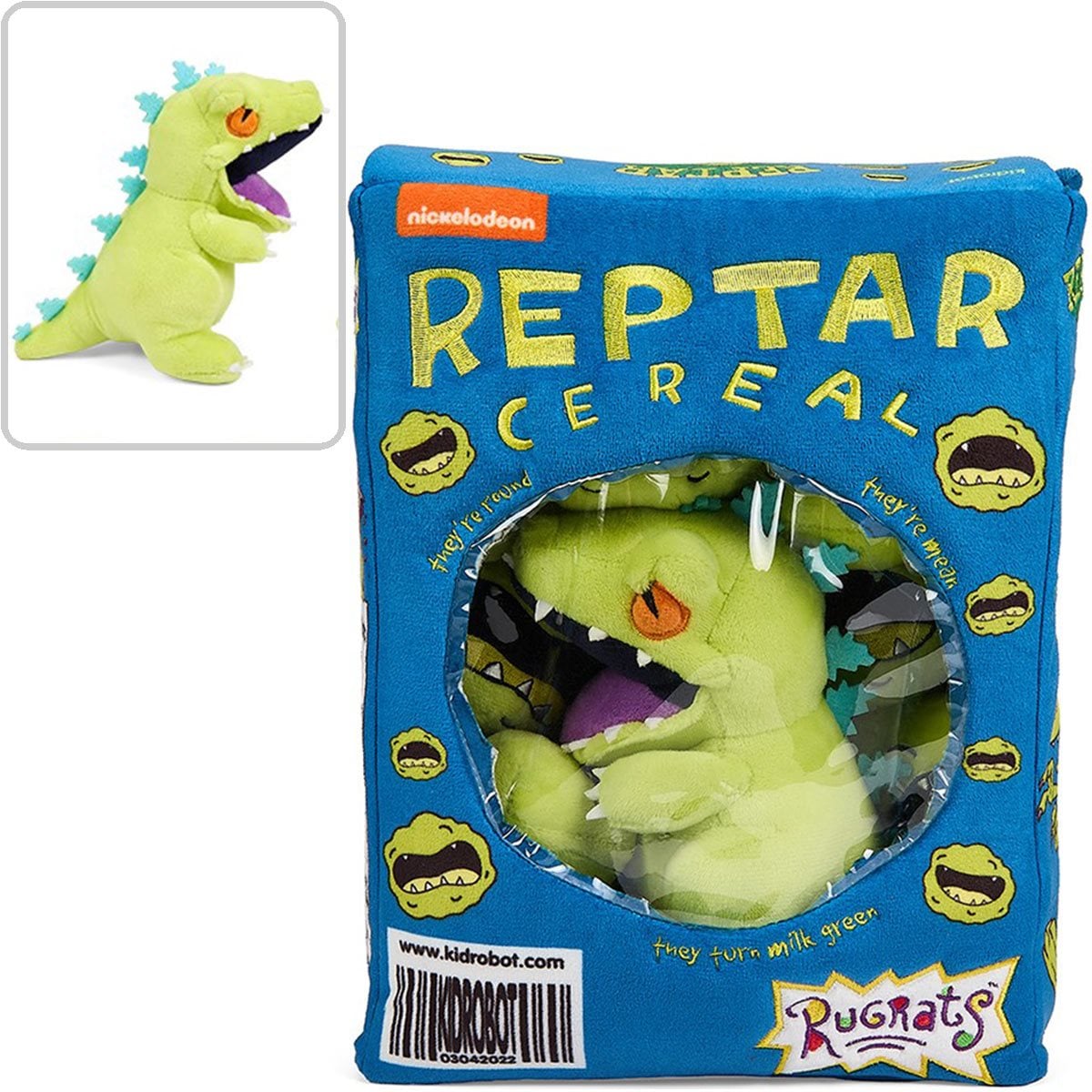 Rugrats Reptar Cereal Box 10-Inch Interactive Plush