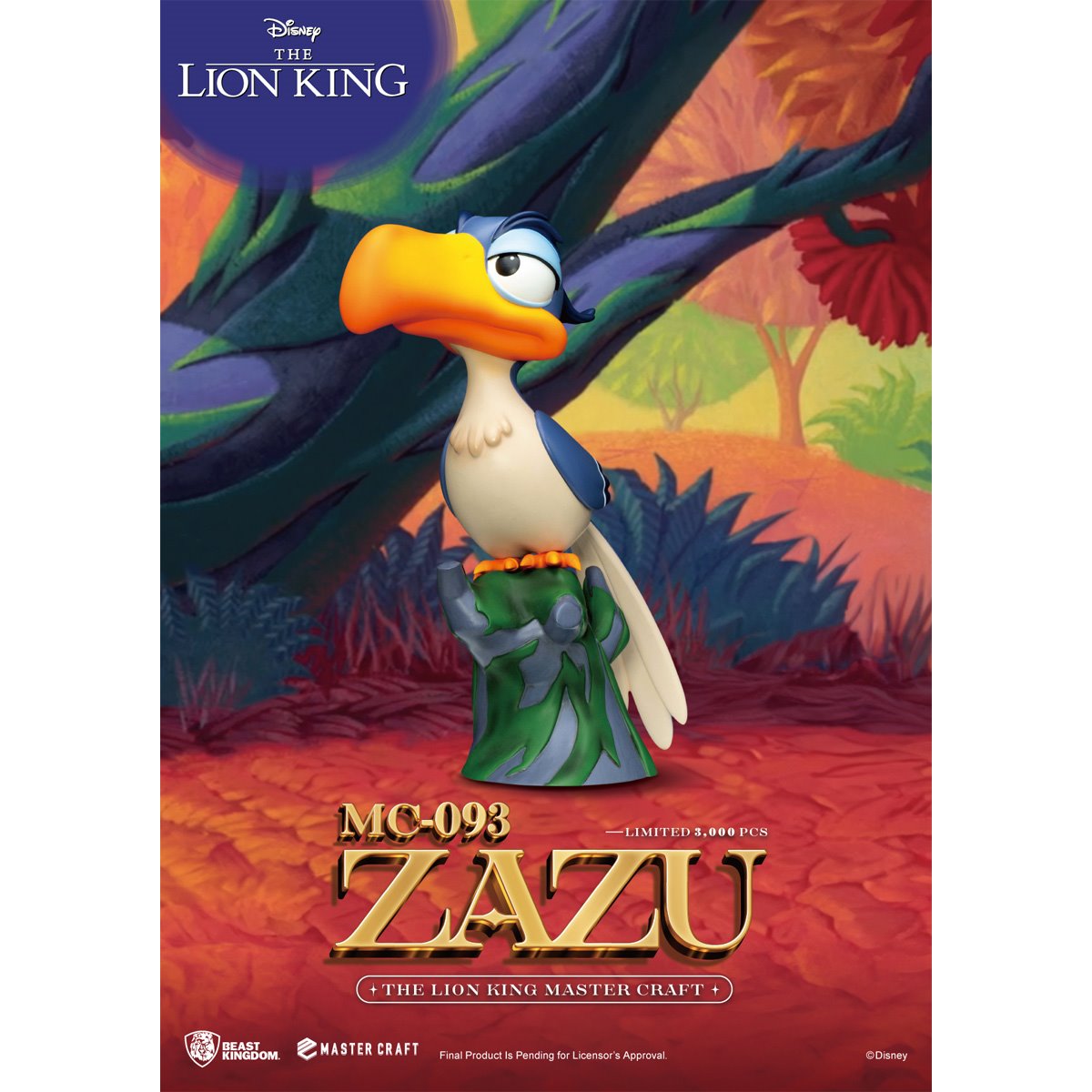The Lion King Zazu MC-093 Master Craft Statue