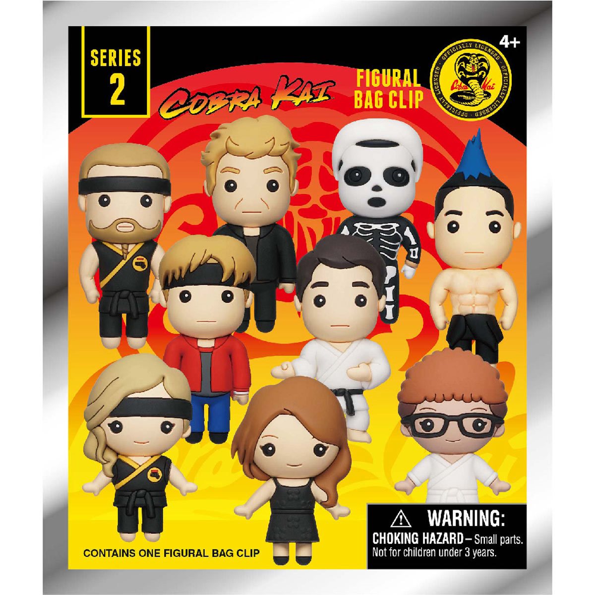 Cobra Kai Series 2 3D Foam Bag Clip Random 6-Pack