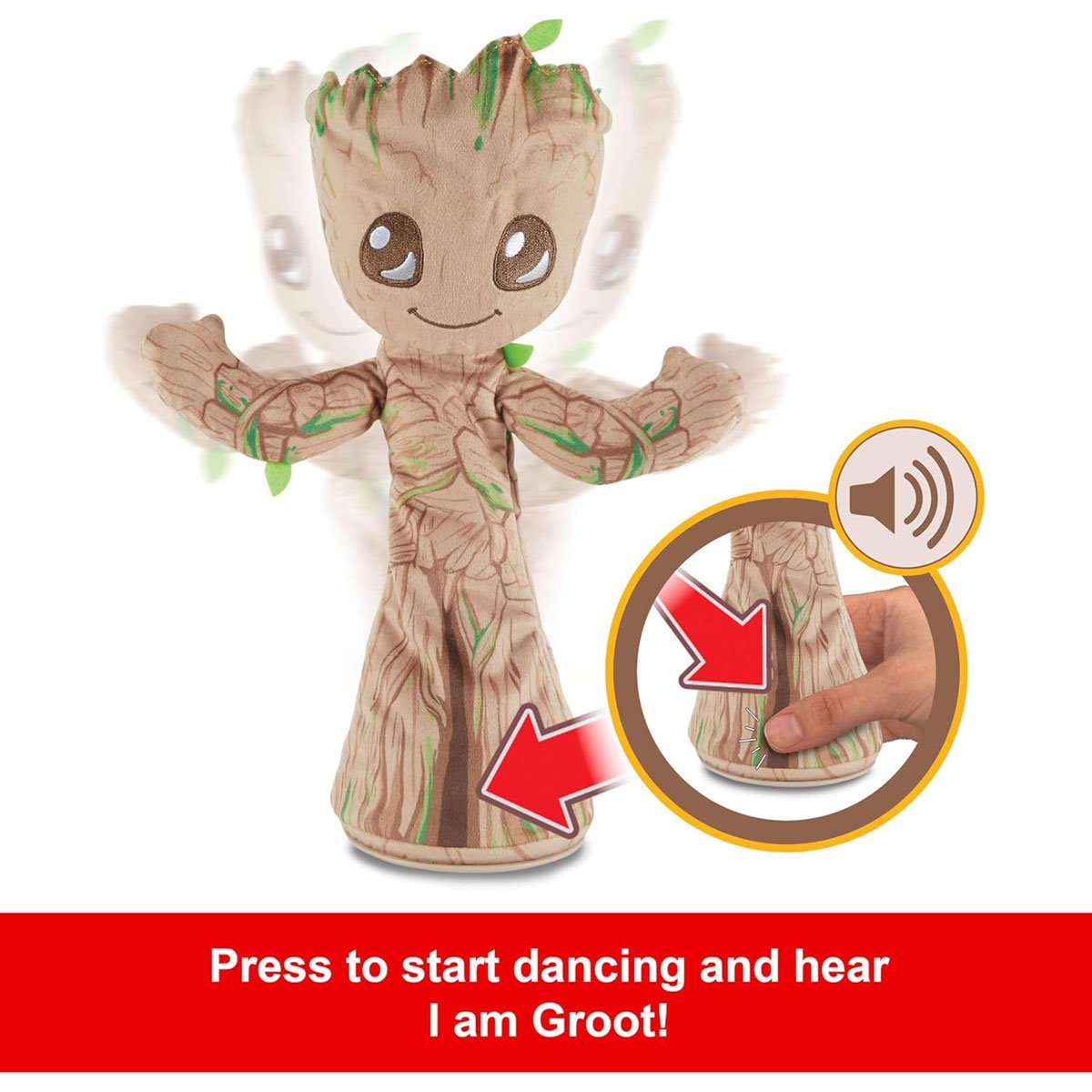 Marvel Dancing Groot Feature Plush