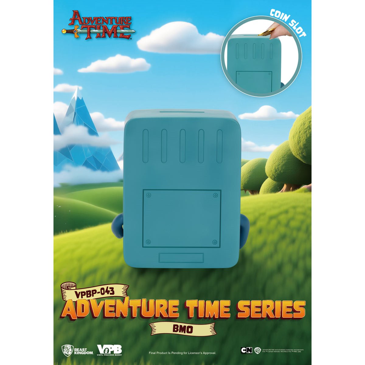 Adventure Time BMO VPBP-043 Palm Size Vinyl Functional Piggy Bank