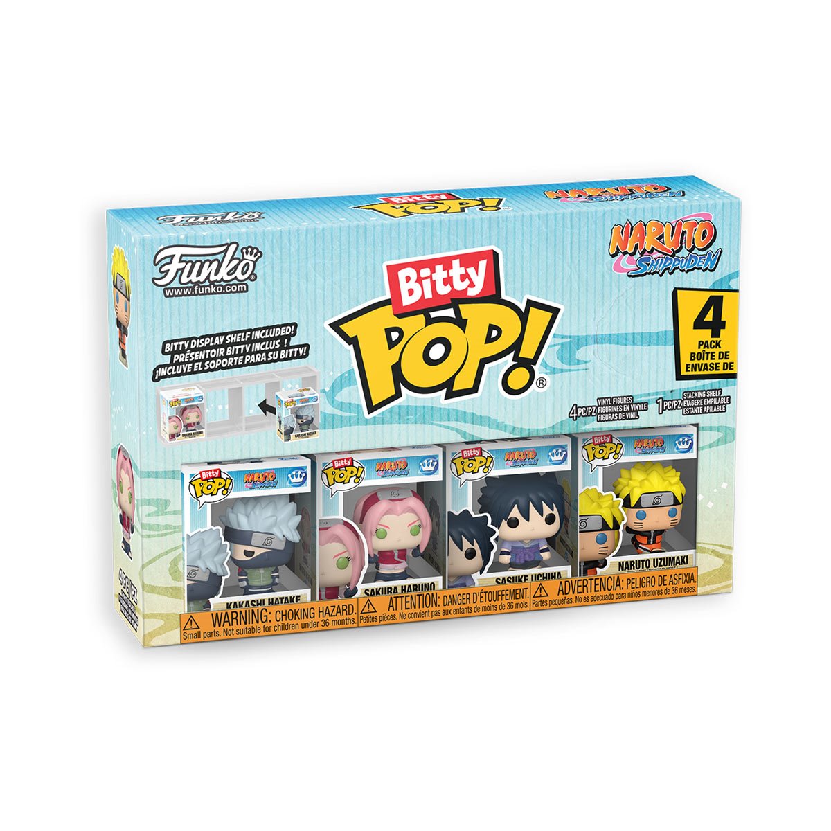 Naruto: Shippuden Team 7 Funko Bitty Pop! Mini-Figure 4-Pack