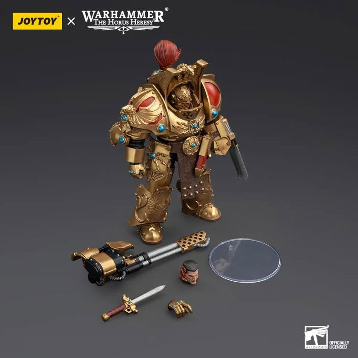 Joy Toy Warhammer The Horus Heresy Custodes Aquilon Infernus Firepike 1:18 Scale Action Figure