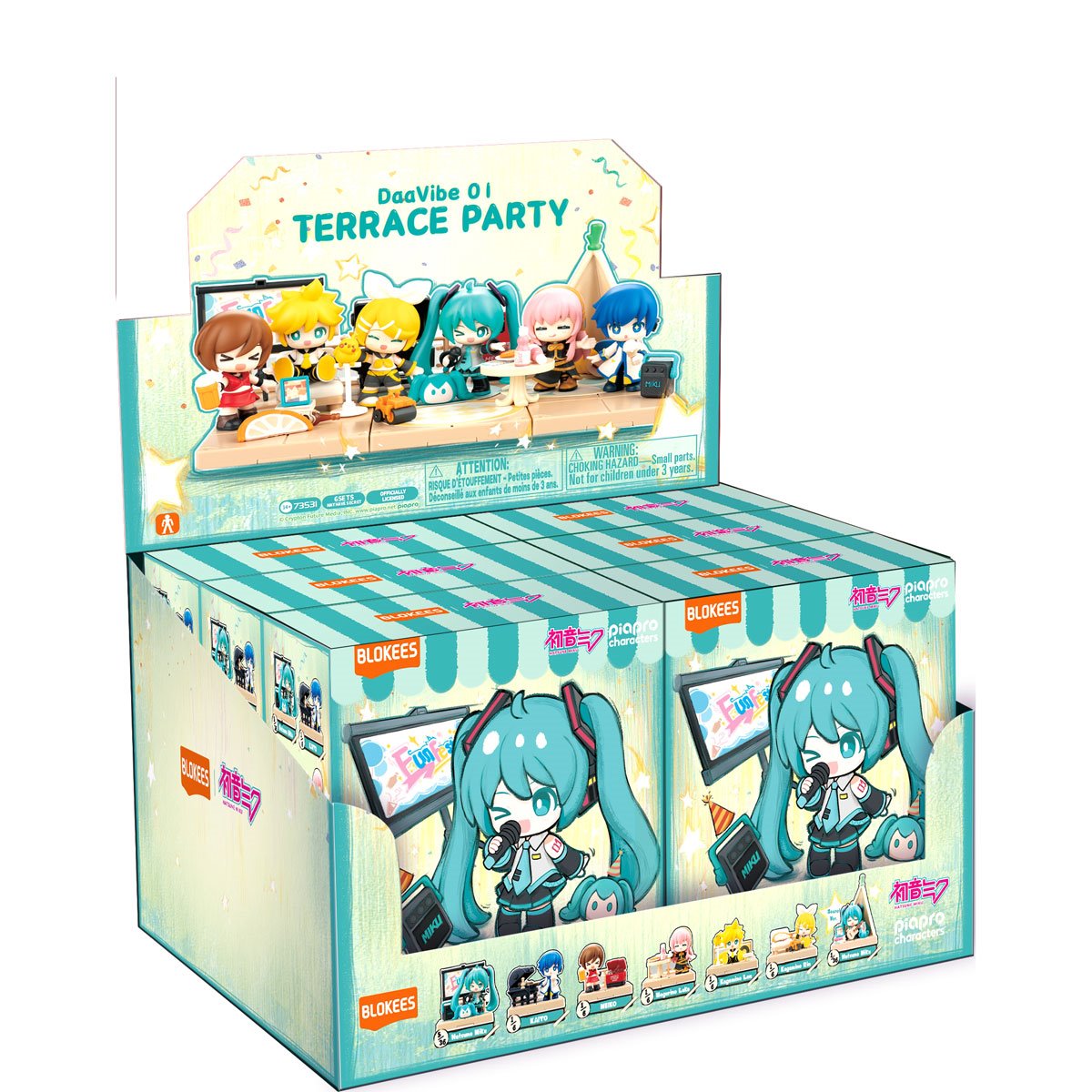 Hatsune Miku DaaVibe 01 Terrace Party Playset Case of 6