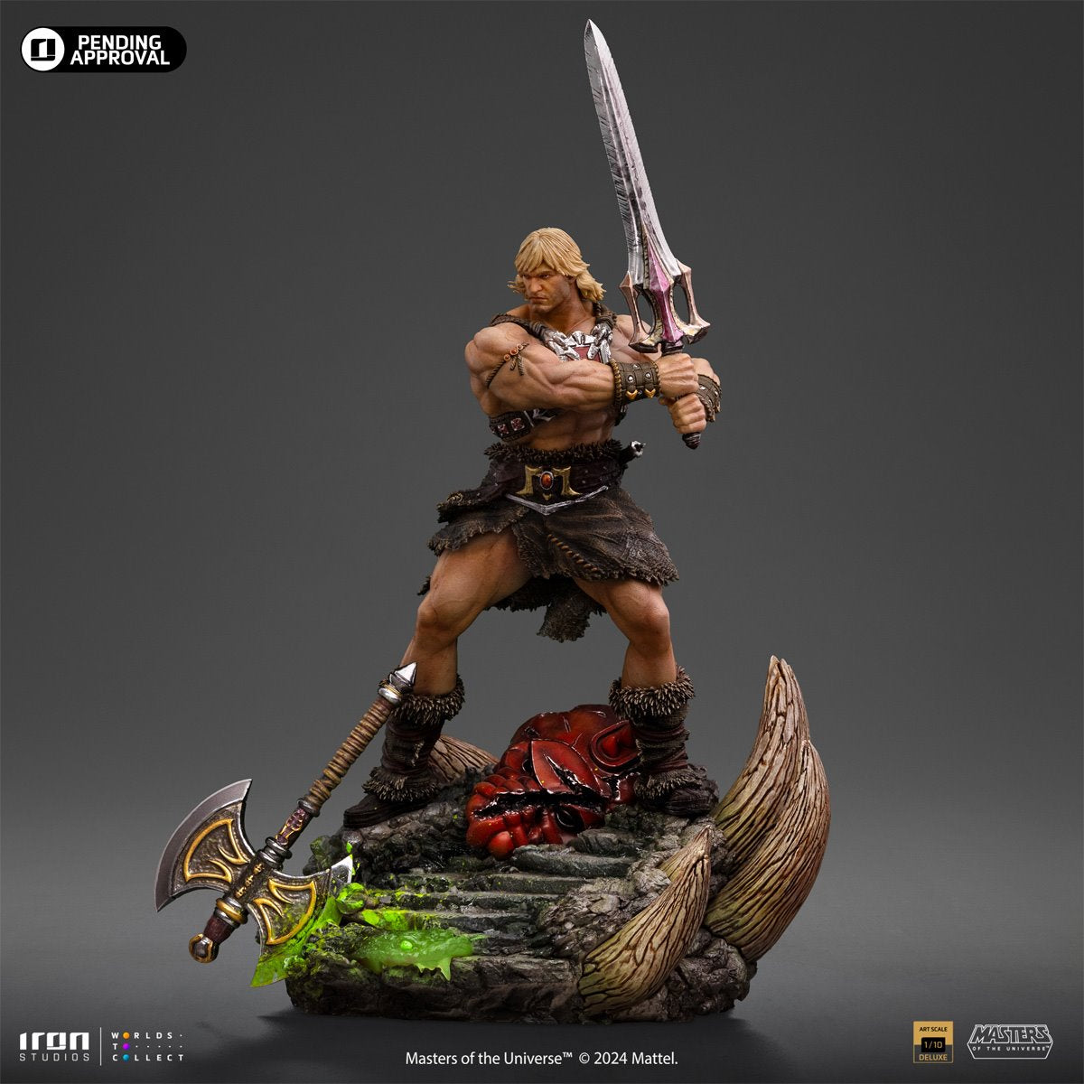 Masters of the Universe He-Man Unleashed 1:10 Deluxe Art Scale Limited Edition Statue