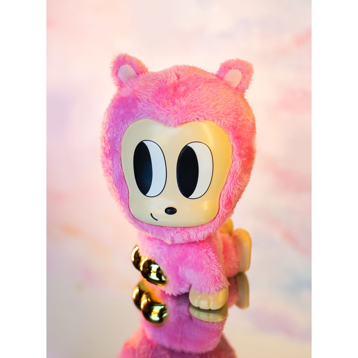 Tiny Shiny Hineys Pink Bear Plush