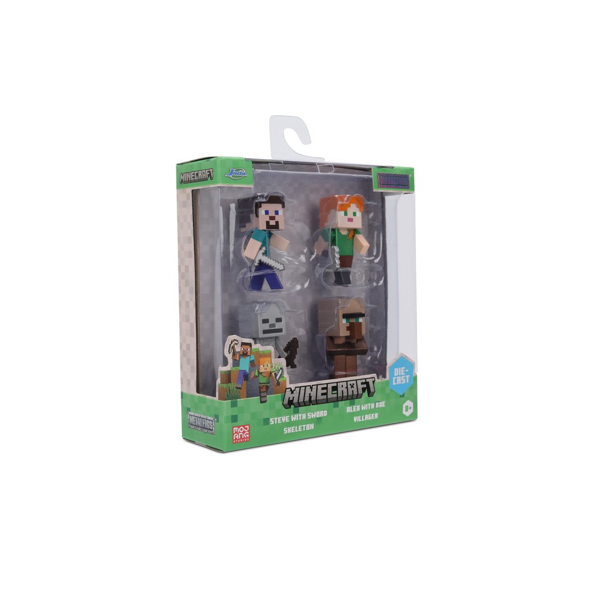 Minecraft Wave 4 MetalFigs 2 1/2-Inch Die-Cast Metal Mini-Figure 4-Pack