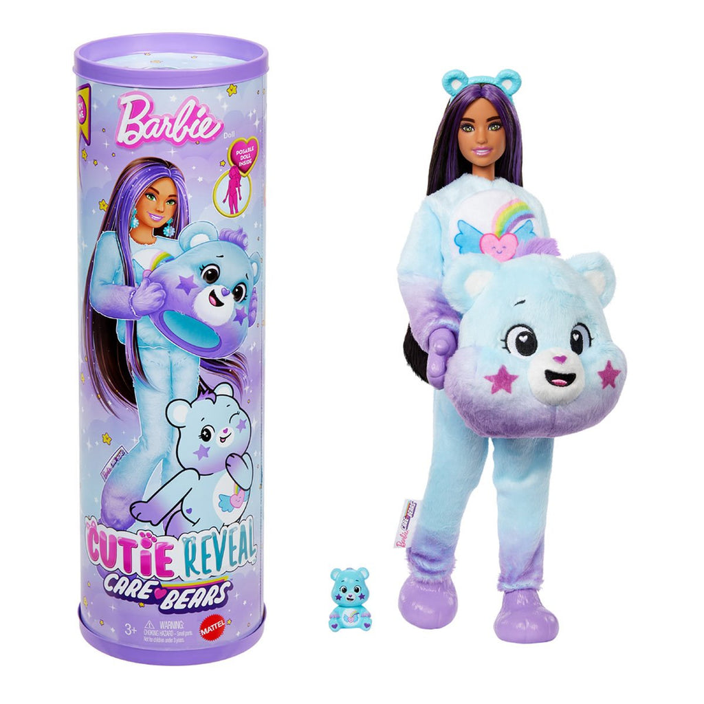 Barbie Care Bears Cutie Reveal Series 2 Doll Case of 3