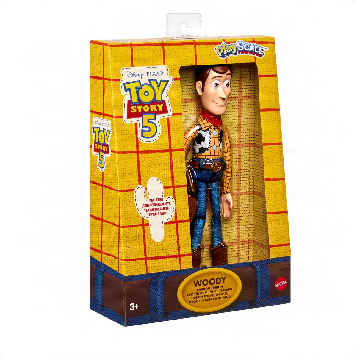 Toy Story 5 Ragdoll Woody 7-Inch Plush Doll