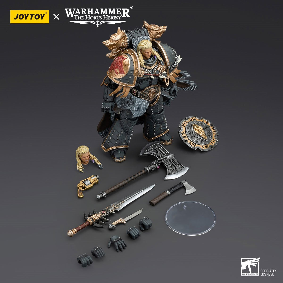 Joy Toy Warhammer The Horus Heresy Space Wolves Leman Russ Primarch of the VIth Legion 1:18 Scale Action Figure