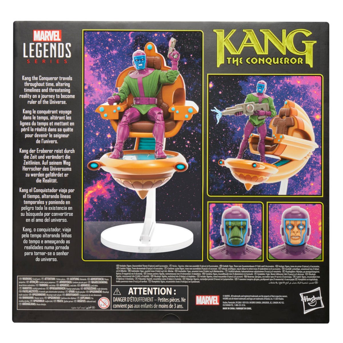 Marvel Legends Series Kang the Conqueror with Throne 6-Inch Action Figure