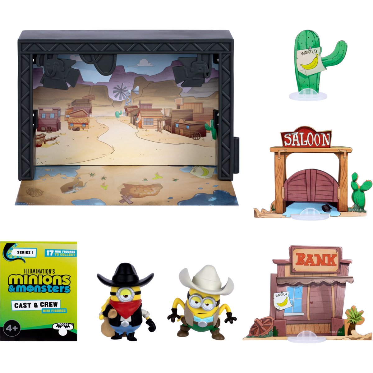 Minions & Monsters Old Western Sound Stage Mini-Figure 2-Pack