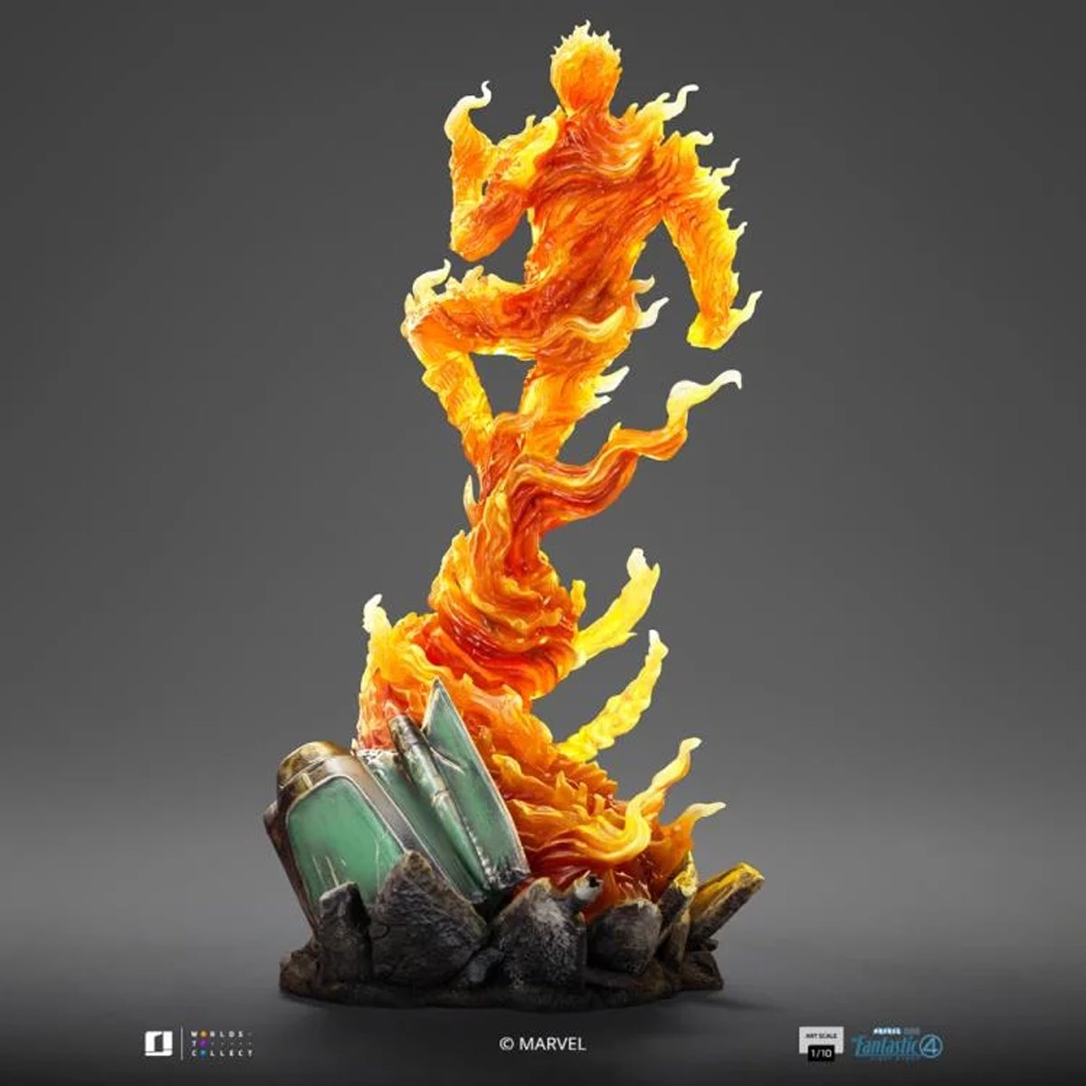 The Fantastic Four: First Steps The Human Torch 1:10 Art Scale Limited Edition Statue