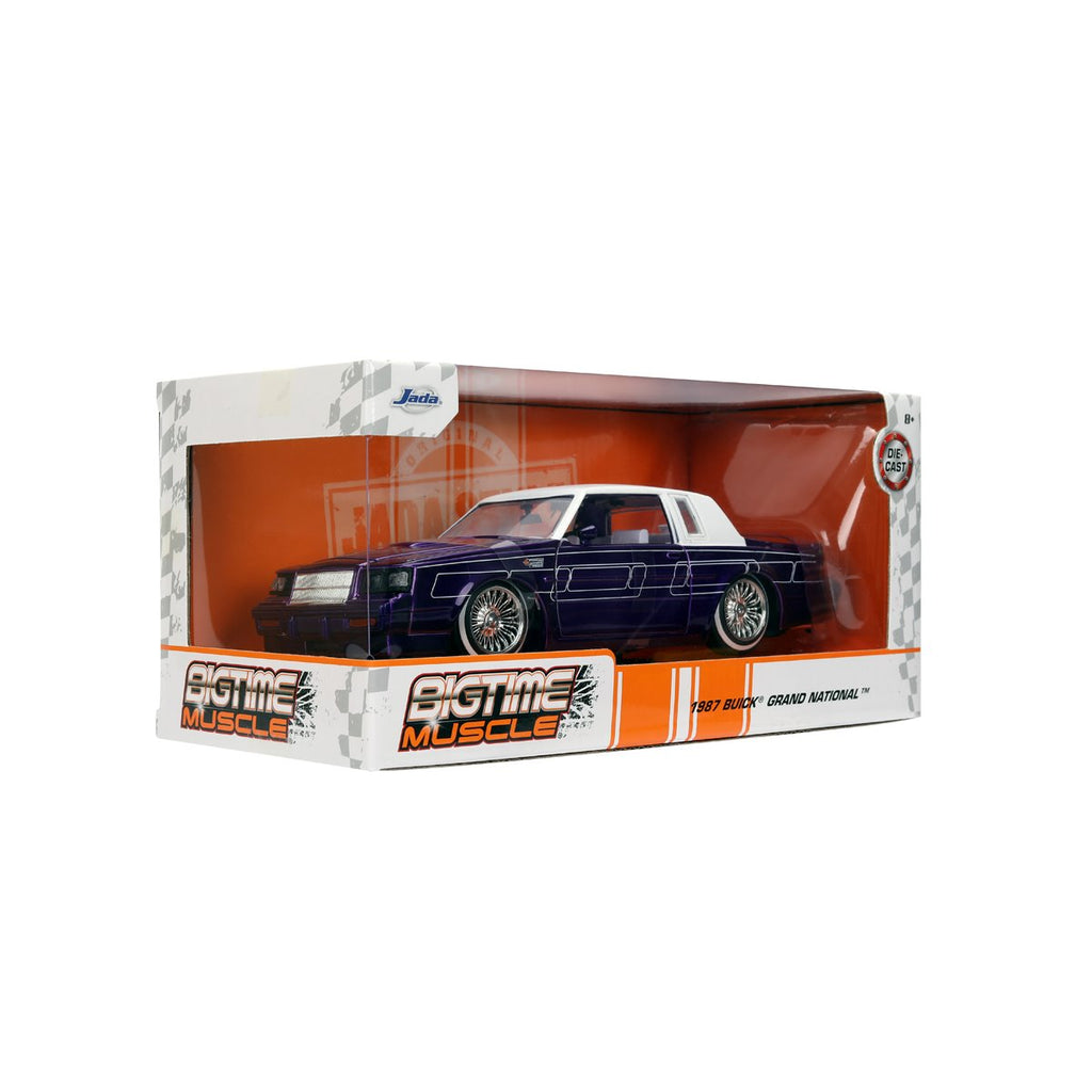 Bigtime Muscle 1987 Buick Grand National Candy Purple 1:24 Scale Die-Cast Metal Vehicle