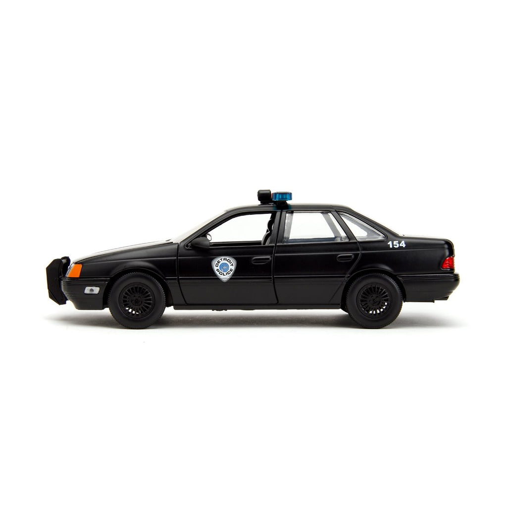 Hollywood Rides RoboCop OCP Ford Taurus 1:24 Scale Die-Cast Metal Vehicle with RoboCop Figure