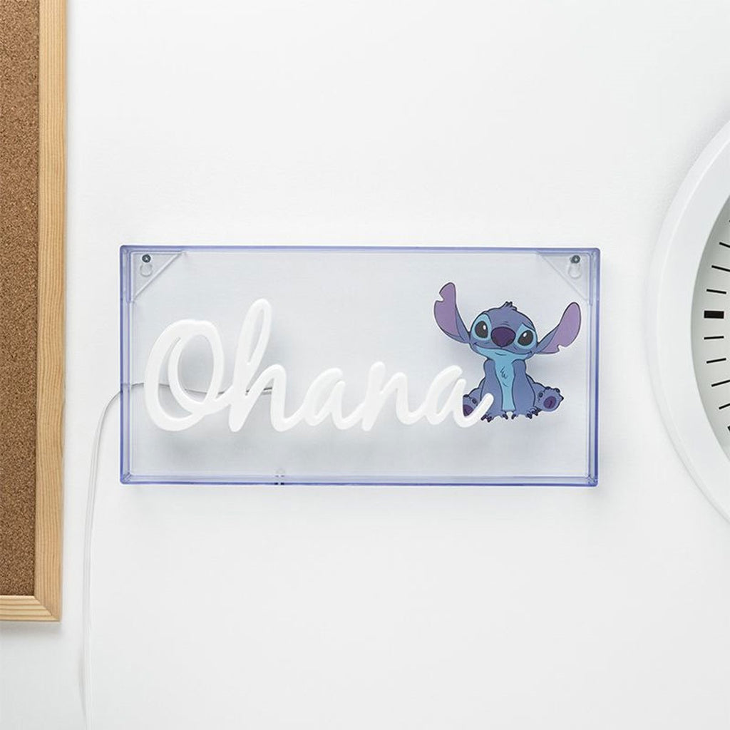Lilo & Stitch Ohana Stitch LED Neon Light