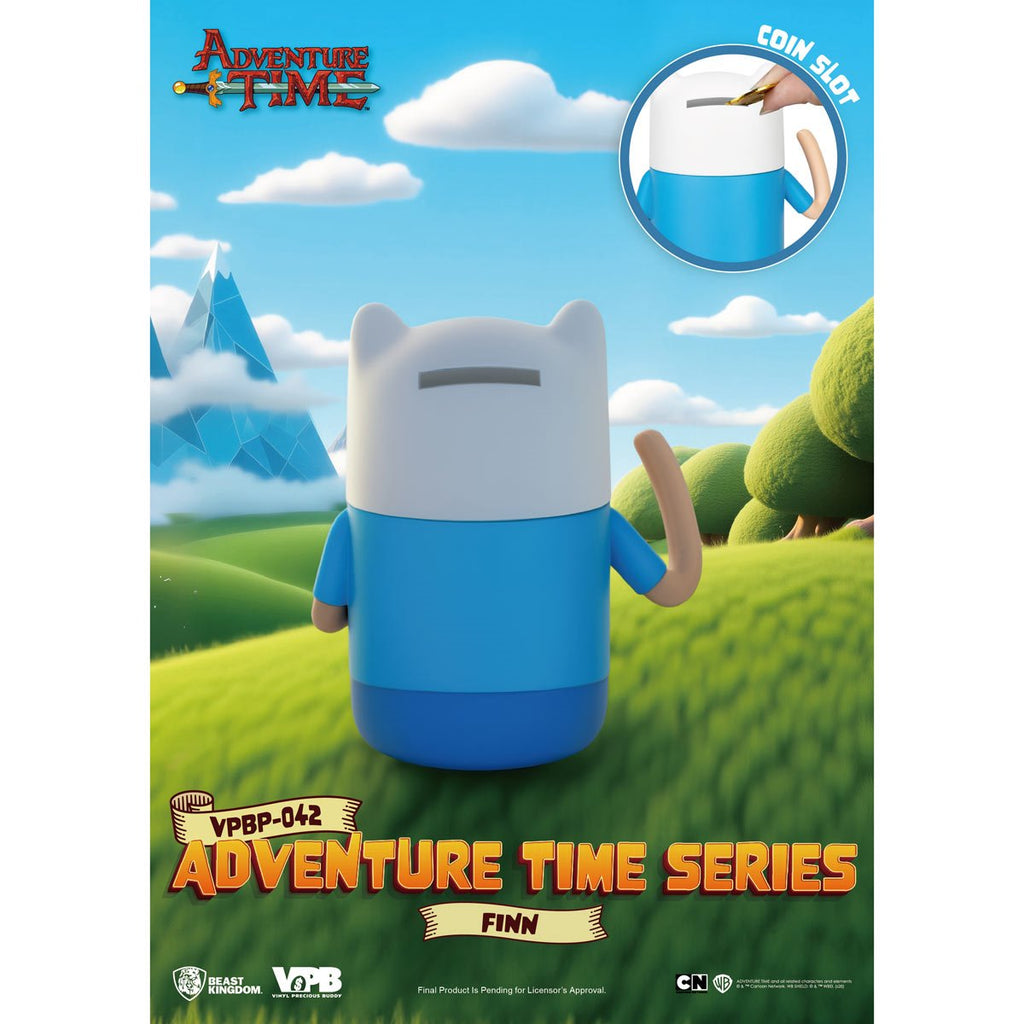 Adventure Time Finn VPBP-042 Palm Size Vinyl Functional Piggy Bank