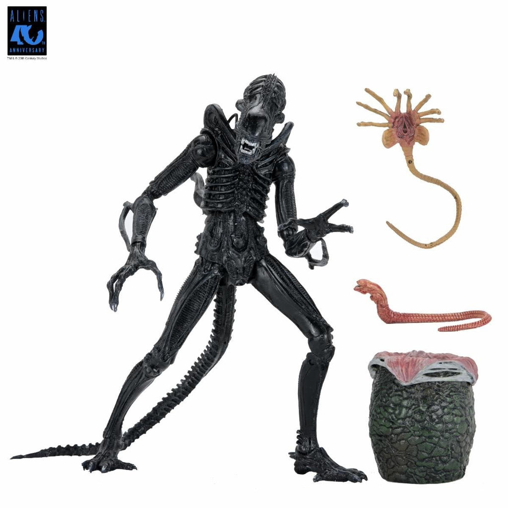 Aliens Ultimate Warrior Xenomorph (black) 40th Anniversary 7-Inch Scale Action Figure