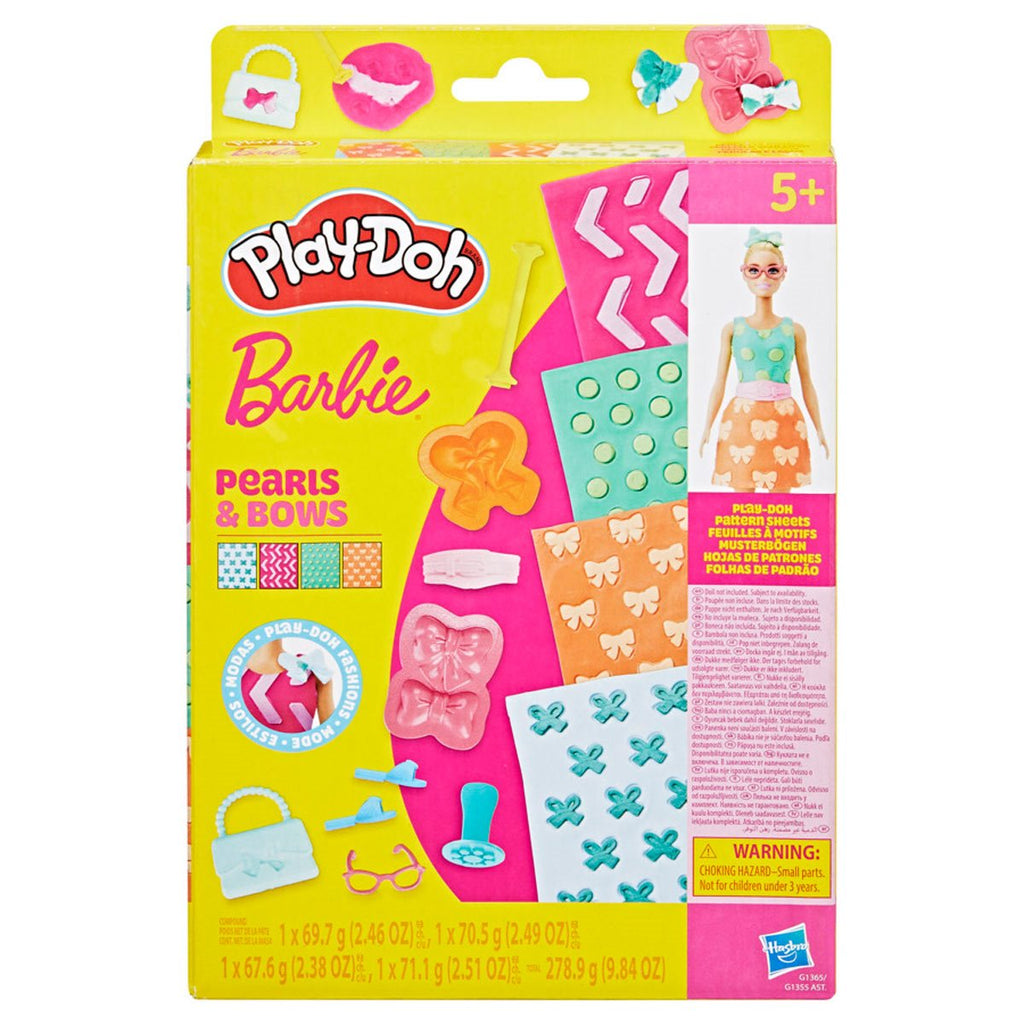Play-Doh Barbie Designer Pattern Packs Wave 1 Set of 3