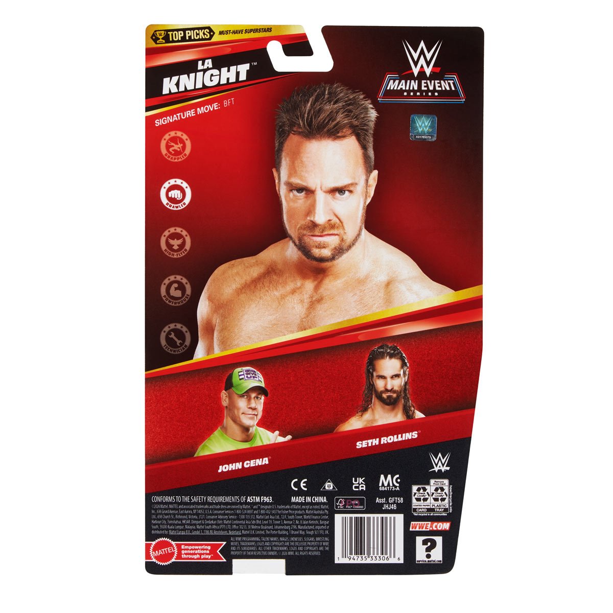 WWE Top Picks Main Event Series 2026 Wave 2 Action Figure Case of 8