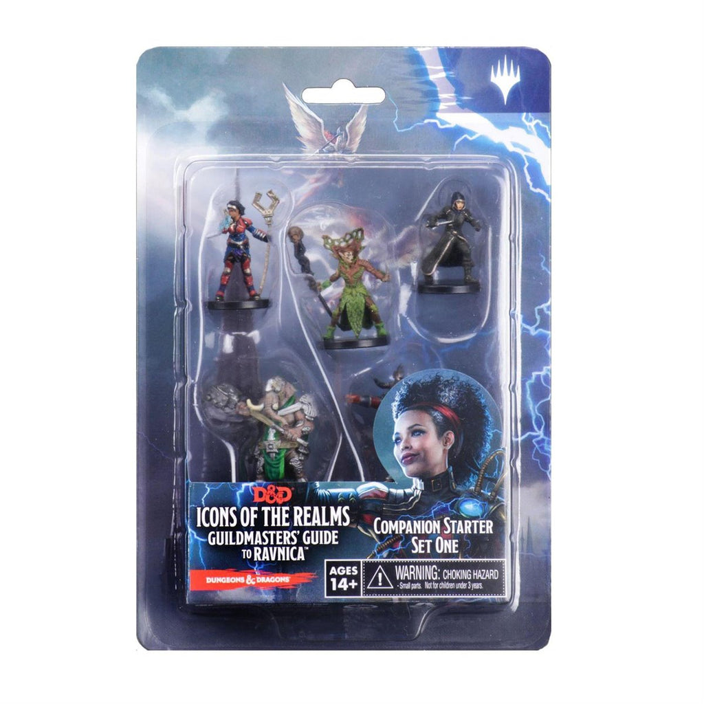 Dungeons & Dragons Icons of the Realms: Guildmasters' Guide to Ravnica Companion Starter One Mini-Figure 5-Pack
