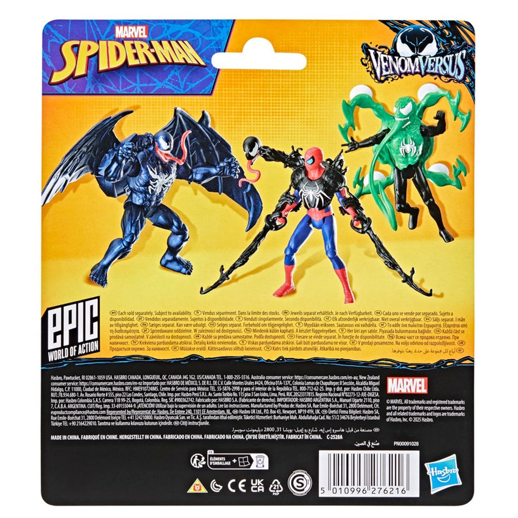 Spider-Man VenomVersus Epic World of Action 4-Inch Figures Wave 1  Case of 4