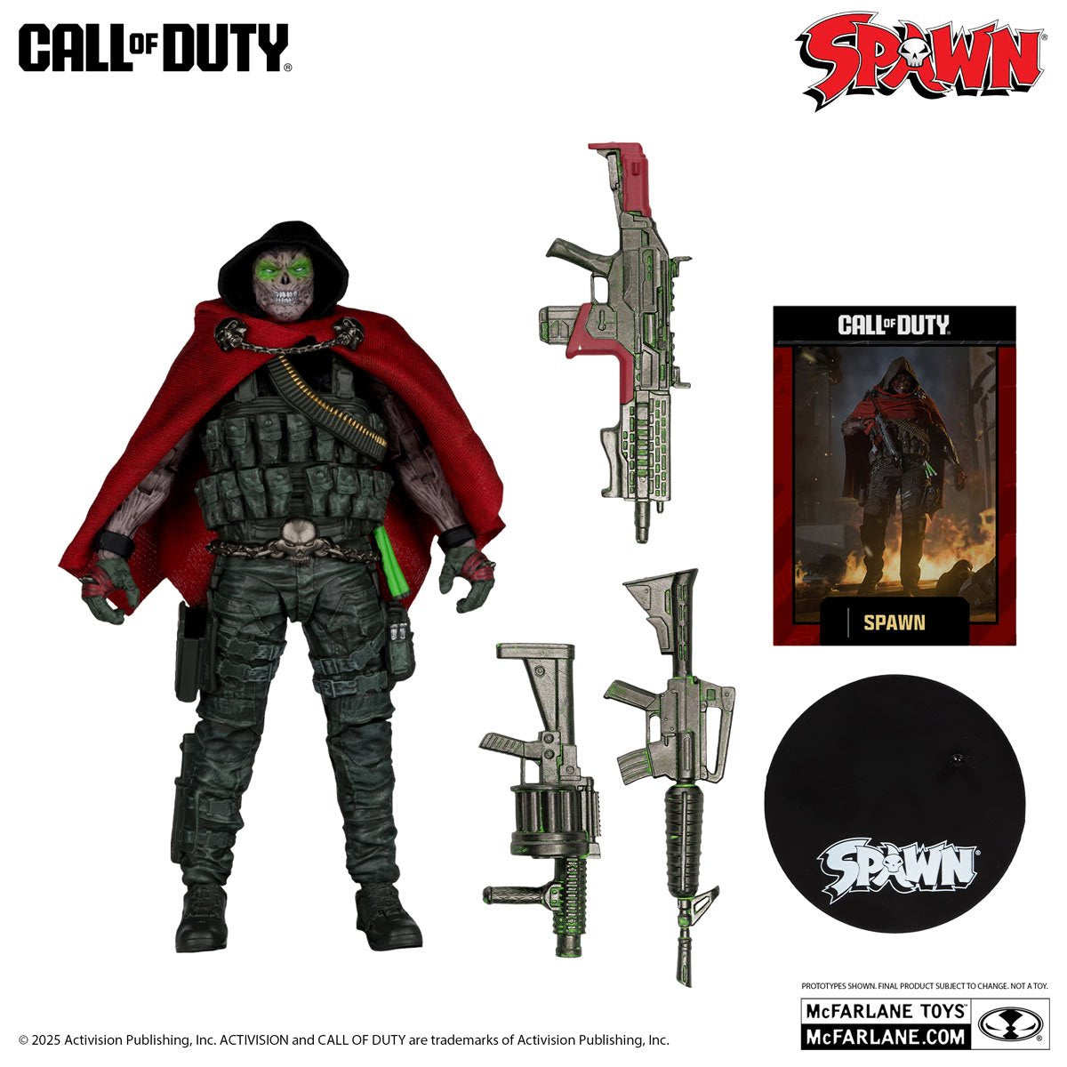 Call of Duty Burned Spawn 7-Inch Scale Action Figure